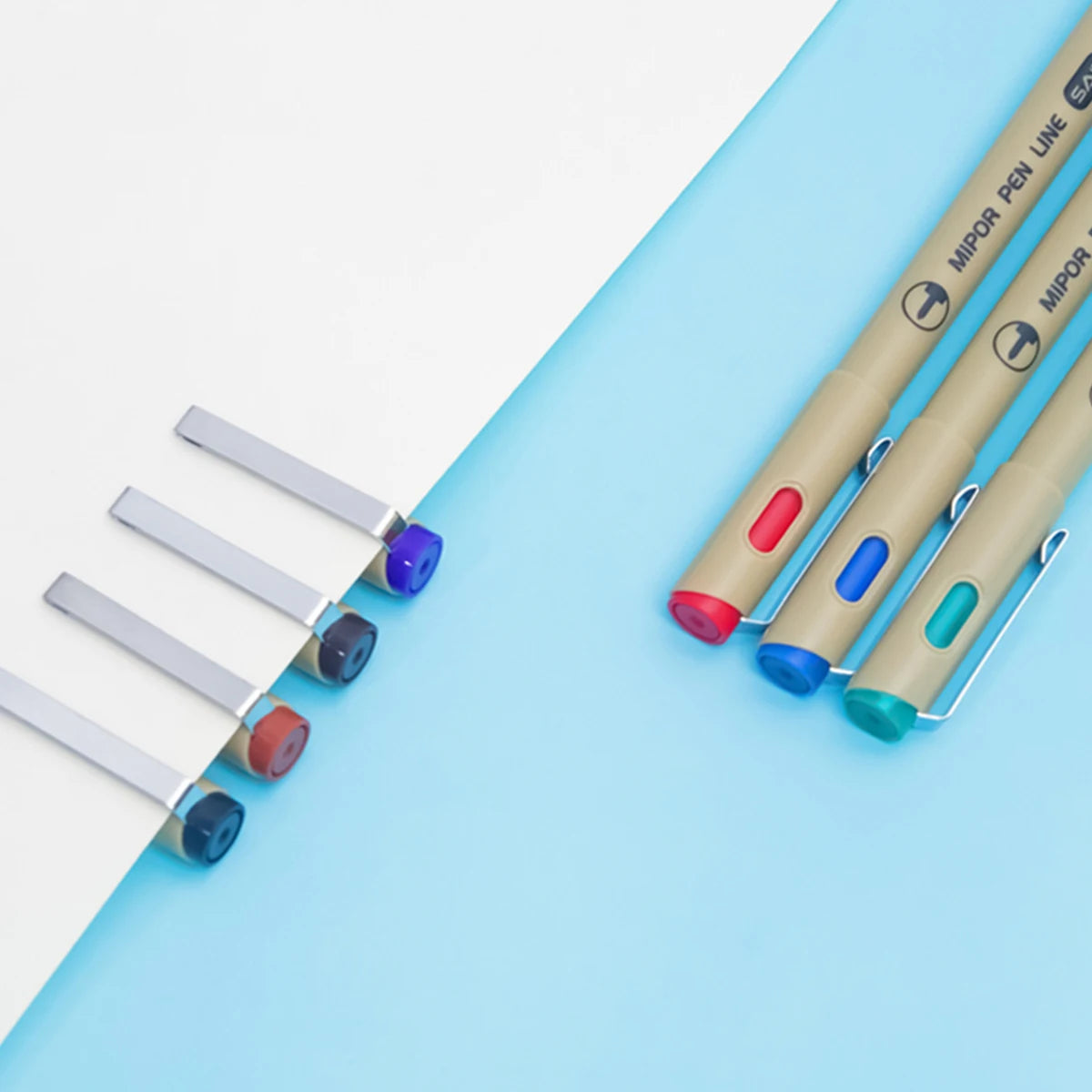9 Colors Micro-line Pens Waterproof Durable Fine Line Drawing Art Pen Painting Drawing Marking Journaling Lllustrating Drawing