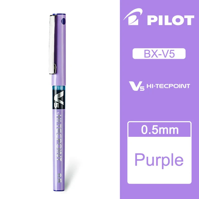 Japan PILOT Gel Pens BX-V5 Art Supplies Color Pen Office Accessories School Student Stationery Can Be Matched with Ink Bladder