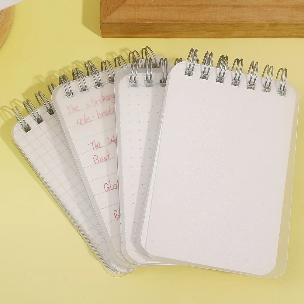 A7 Pocket Notebook Portable Mini Diary Planner Word Books Organizer Small Notepad Coil Booklet School Office Stationery