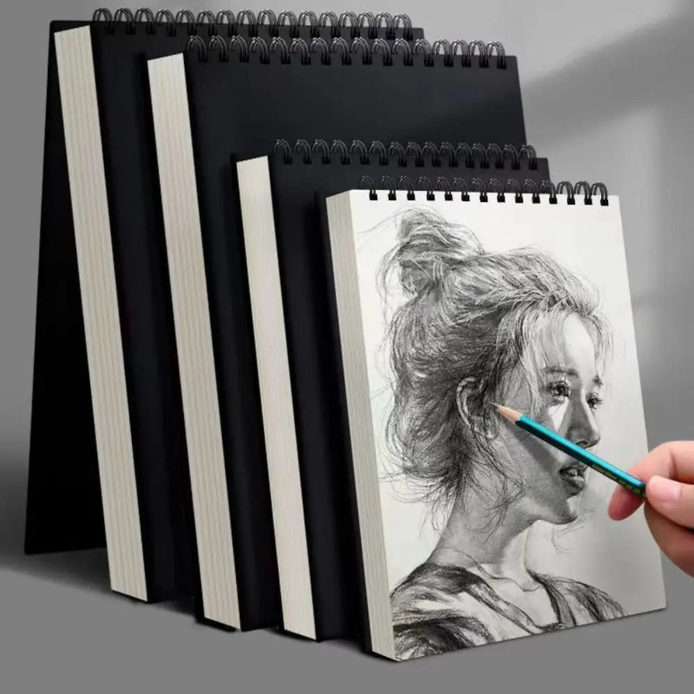 30 Sheets 8K 16K Coil Sketchbook Spiral Bound Eco-Friendly Thick Drawing Paper Acid Free A4 A5 A6 Artist Sketch Pad Students