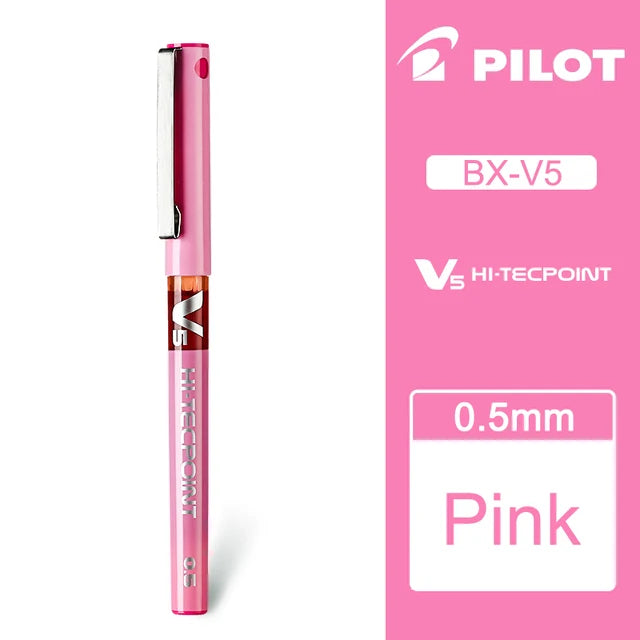 Japan PILOT Gel Pens BX-V5 Art Supplies Color Pen Office Accessories School Student Stationery Can Be Matched with Ink Bladder