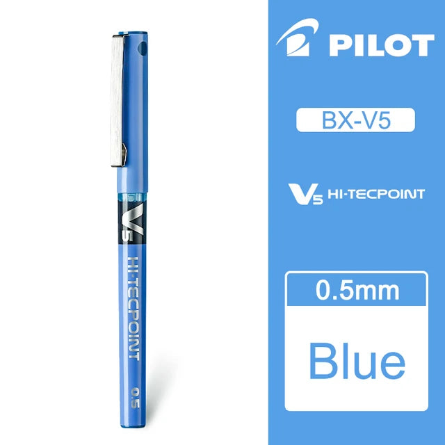 Japan PILOT Gel Pens BX-V5 Art Supplies Color Pen Office Accessories School Student Stationery Can Be Matched with Ink Bladder