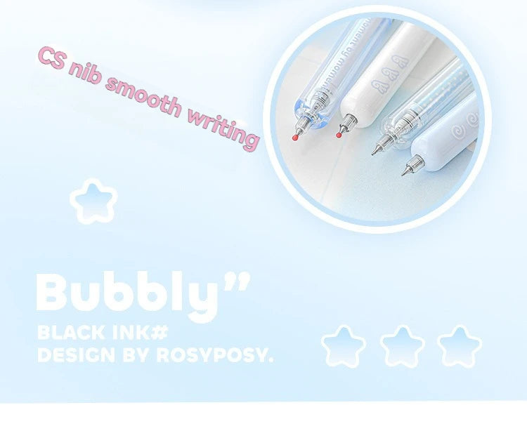 4PC Neutral Pen  Short Pen  4-Pack  High Aesthetic Value  360  Rotation  Decompression  And Problem  Solving Pen